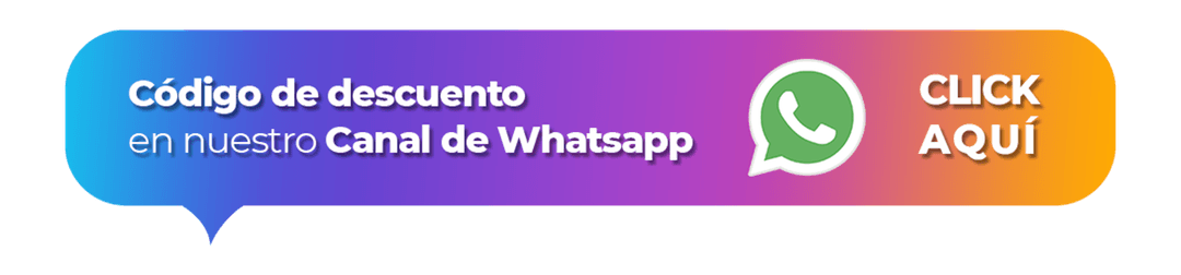 Código de descuento en nuestro Canal de WhatsApp